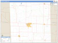 Hockley County, TX Wall Map Zip Code