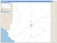 Kinney County, TX Wall Map Zip Code
