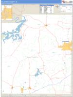 Palo Pinto County, TX Wall Map Zip Code