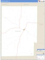 Sterling County, TX Wall Map