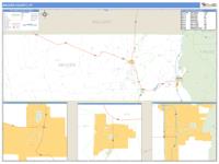 Beaver County, UT Wall Map Zip Code