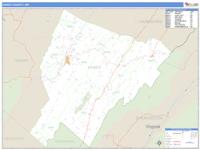Hardy County, WV Wall Map Zip Code