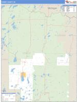 Forest County, WI Wall Map Zip Code