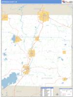 Jefferson County, WI Wall Map