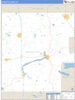 Marquette County, WI Wall Map Zip Code