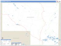Menominee County, WI Wall Map Zip Code