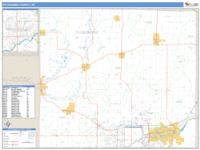 Outagamie County, WI Wall Map Zip Code