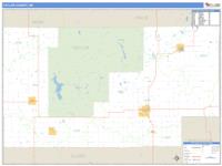 Taylor County, WI Wall Map Zip Code
