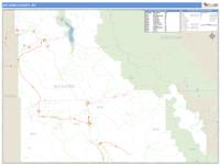 Big Horn County, WY Wall Map Zip Code