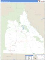 Sublette County, WY Wall Map Zip Code