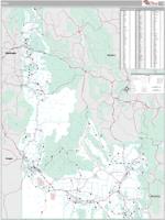 Idaho  Wall Map
