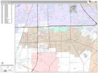 Pearland Wall Map Zip Code
