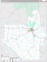 Dallas County, AL Wall Map Zip Code