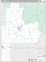 Perry County, AL Wall Map Zip Code