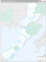 Lake and Peninsula County, AK Wall Map Zip Code