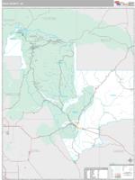 Gila County, AZ Wall Map Zip Code