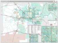 Maricopa County, AZ Wall Map Zip Code