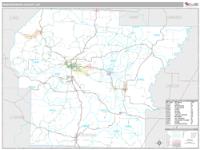 Independence County, AR Wall Map Zip Code