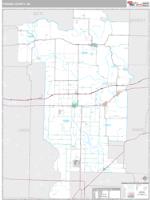 Prairie County, AR Wall Map Zip Code