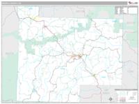 Searcy County, AR Wall Map Zip Code