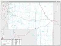Elbert County, CO Wall Map Zip Code