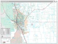El Paso County, CO Wall Map Zip Code