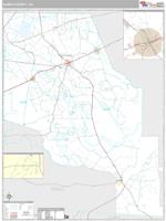 Clinch County, GA Wall Map Zip Code