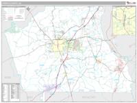 Coweta County, GA Wall Map Zip Code
