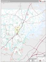 Forsyth County, GA Wall Map Zip Code