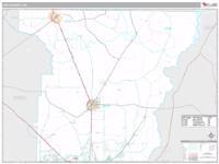 Lee County, GA Wall Map Zip Code