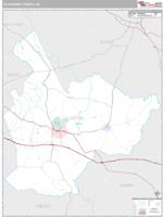 Taliaferro County, GA Wall Map Zip Code