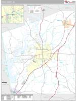 Troup County, GA Wall Map Zip Code