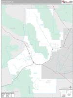 Butte County, ID Wall Map Zip Code