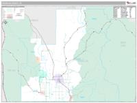 Franklin County, ID Wall Map Zip Code