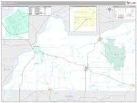 Cass County, IL Wall Map