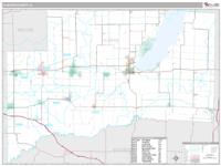Clinton County, IL Wall Map Zip Code