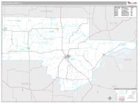 Schuyler County, IL Wall Map Zip Code