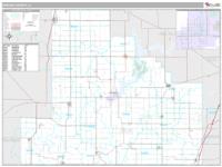 Shelby County, IL Wall Map Zip Code