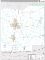 Dubois County, IN Wall Map Zip Code