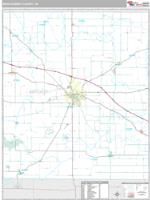 Montgomery County, IN Wall Map Zip Code