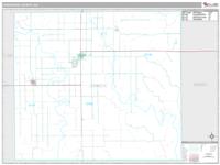 Comanche County, KS Wall Map Zip Code