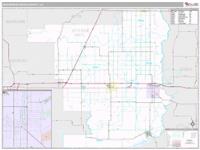 Jefferson Davis County, LA Wall Map Zip Code