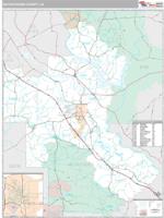 Natchitoches County, LA Wall Map Zip Code