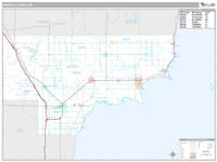 Arenac County, MI Wall Map Zip Code
