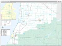 Manistee County, MI Wall Map