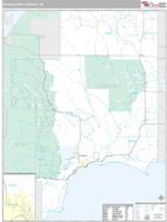 Schoolcraft County, MI Wall Map Zip Code