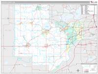 Carver County, MN Wall Map Zip Code