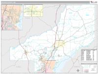 Madison County, MS Wall Map Zip Code
