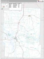 Benton County, MO Wall Map Zip Code