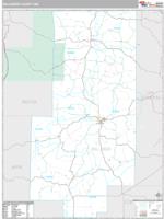 Bollinger County, MO Wall Map Zip Code